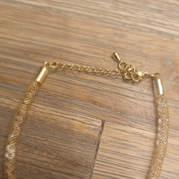 Gold Mesh Bracelet - Picture 2 of 2